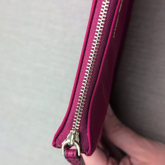 Kate Spade Cranberry Red Nylon Wristlet - Picture 5 of 9